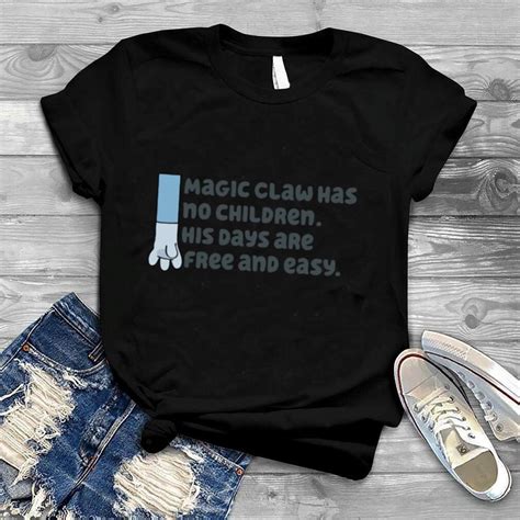 Blue magic claw t shirt
